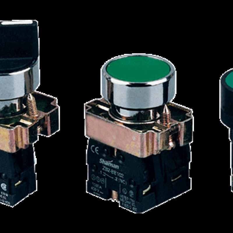 铜件 品质 平头复位 XB2-BA35C  45C 22SMM  控按钮开关