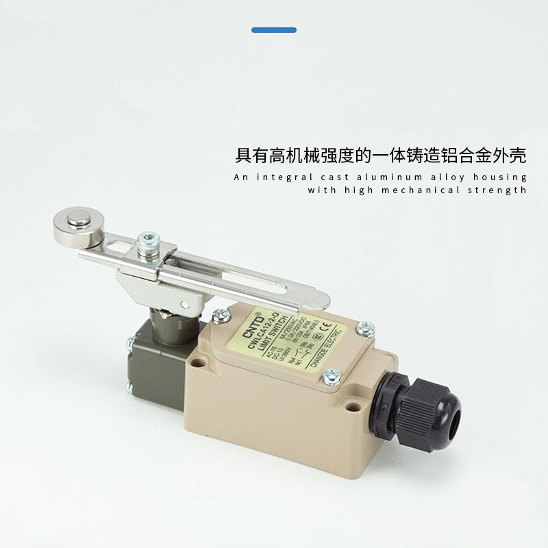 电气限位行程开关滚轮式CWLAD2耐压防油欧姆龙式立式限位