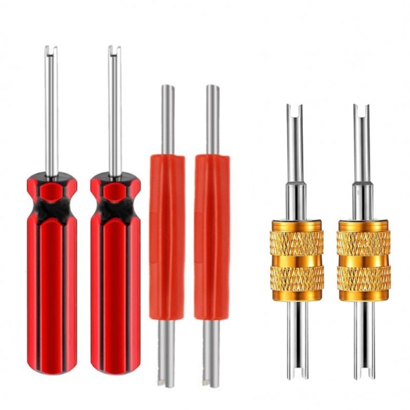 双头单头气门芯扳手空调汽车轮胎自行车摩托车气门嘴安Z装拆卸工