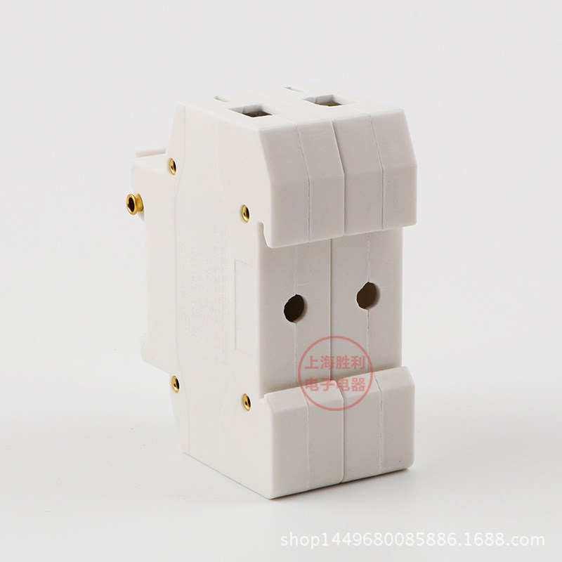 熔断器RTd18-32X 2P 带灯双极卡轨式熔断器底座