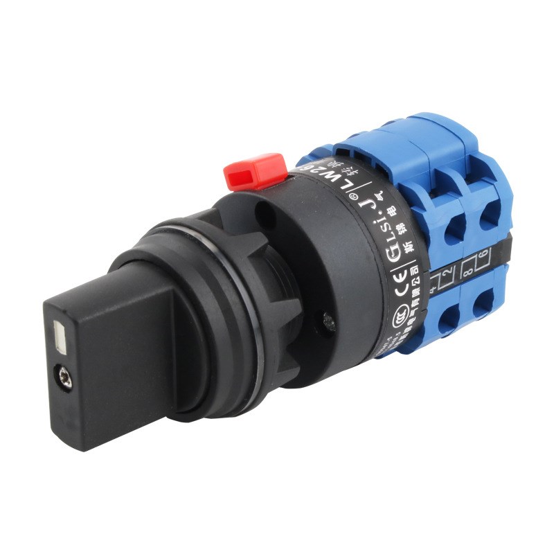 LW26-20/2万能转换开关三档2节单孔安装双电源切换V正反转倒顺双