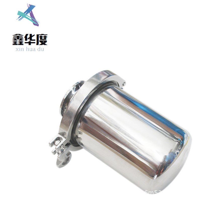 304不锈钢空气呼吸器卫生级净化止鼾器PP棉过滤V防尘呼吸过滤器