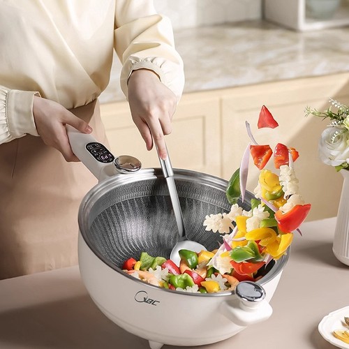 德国不锈钢蜂窝不粘锅大功率电炒