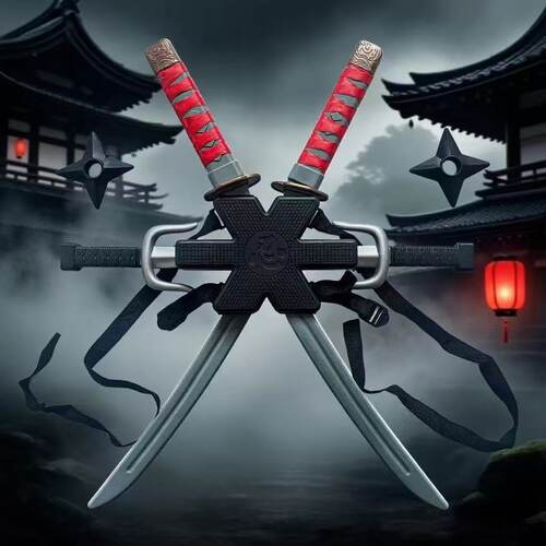 万圣节死侍cos双刀背带玩具刀