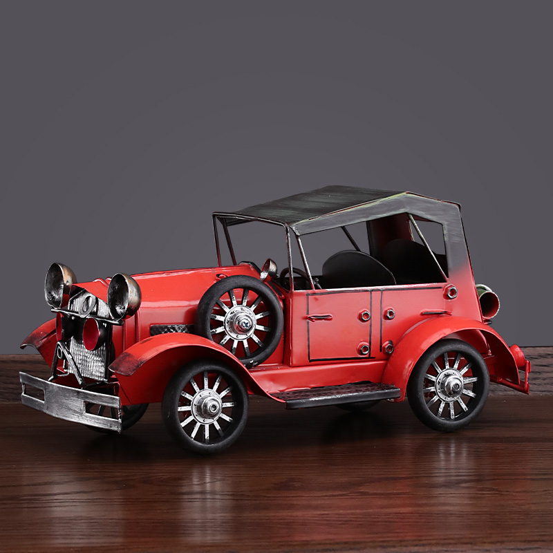 铁艺老爷车复古怀旧客厅装饰摆件