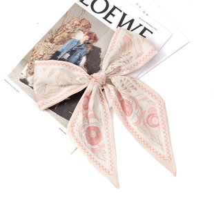 装 长条搭配衬衫 饰小领巾 绑带夏季 丝巾绑包丝带女发带绑发2025新款