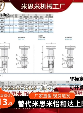 ZAE6-M10/51-M12/56-EQFM6/611-66分度销am5z2/011/02/11/12/42/3