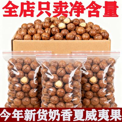 【今年新货】爆款夏威夷果独立装奶香原味休闲零食补钙益脑榛子