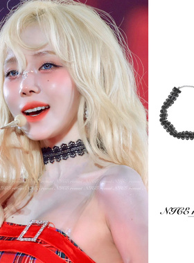 金冬天款朋克辣妹蕾丝颈圈choker