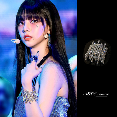 柳智敏同款重工超闪满钻手链手环