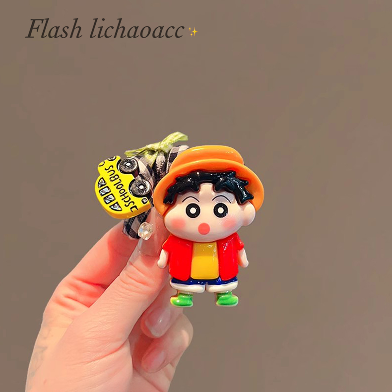 韩国东大门新款减龄必备发圈电话线头绳卡通可爱少女心扎马尾皮筋