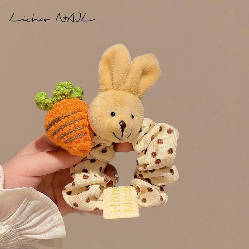 丽超旗舰店小熊布艺发圈