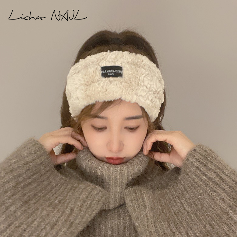 秋冬网红同款仿兔毛加厚休闲发带