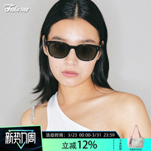 质感板材太阳镜 方框墨镜轻奢时尚 liberty 刘亦菲同款 Fakeme