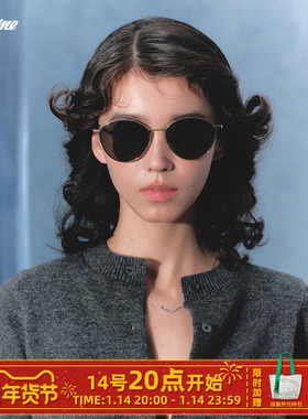 Fakeme 猫眼超轻墨镜时尚钛金属个性太阳眼镜女款女潮百搭 Josie