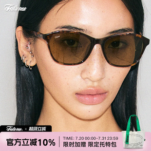 清透板材大框墨鏡防紫外線太陽鏡輕奢慵懶感ins風(fēng) Fakeme hadid