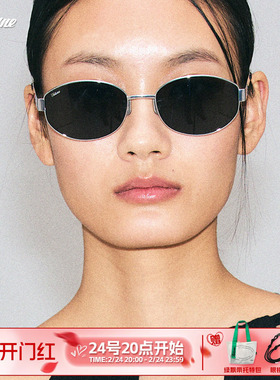 Fakeme 轻奢老钱风太阳镜钛金属眼镜框防紫外线墨镜ins风 nocap