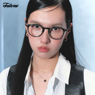 超轻圆框光学架可配近视ins极简风 Fakeme campbell 商家自播
