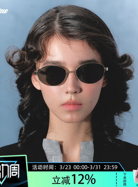 Fakeme宋佳同款椭圆墨镜太阳镜