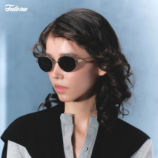 backbone 椭圆墨镜太阳镜ins白月光 Fakeme 宋佳同款