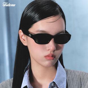 Fakeme 街拍方框墨镜女防紫外线雅丹风ringer 质感板材太阳镜时尚