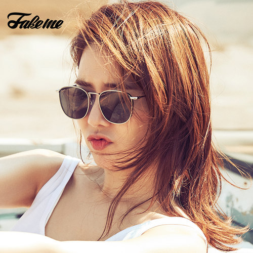 Fakeme钛超轻方框女复古