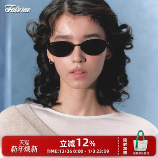 防紫外线太阳镜椭圆框时尚 Fakeme 墨镜小米可micro 商家自播