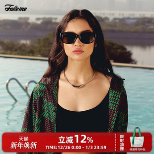 板材方框墨镜太阳镜复古松弛慵懒感 美式 zoomy 孟子义同款 Fakeme