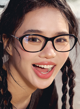 Fakeme 明星同款黑框眼镜框光学镜老钱风ins风素颜镜架女 cindy