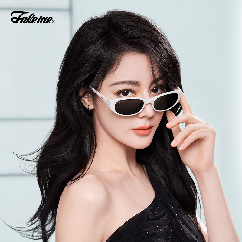 Fakeme 质感时尚墨镜防紫外线太阳镜素颜光学眼镜女 hitianqi