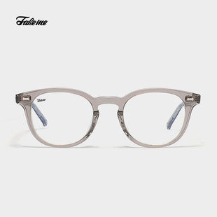 Fakeme stroll 韩系清透板材圆框近视光学镜架可配镜片文艺女