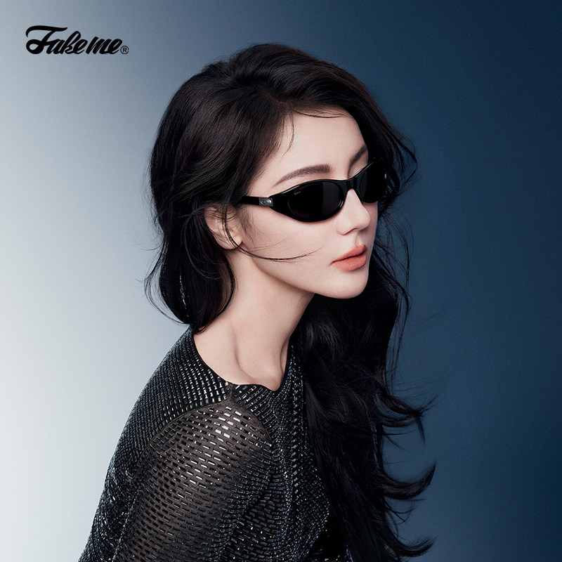 Fakeme 质感时尚墨镜防紫外线太阳镜 素颜光学眼镜女 tusi
