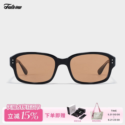 Fakeme全新板材方框墨镜