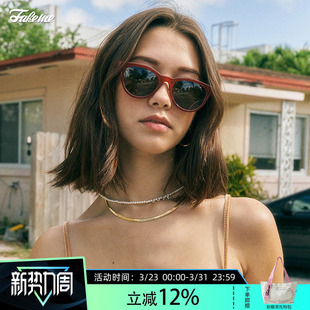 太阳镜 板材猫眼墨镜复古个性 Lowry2022 迪丽热巴同款 Fakeme