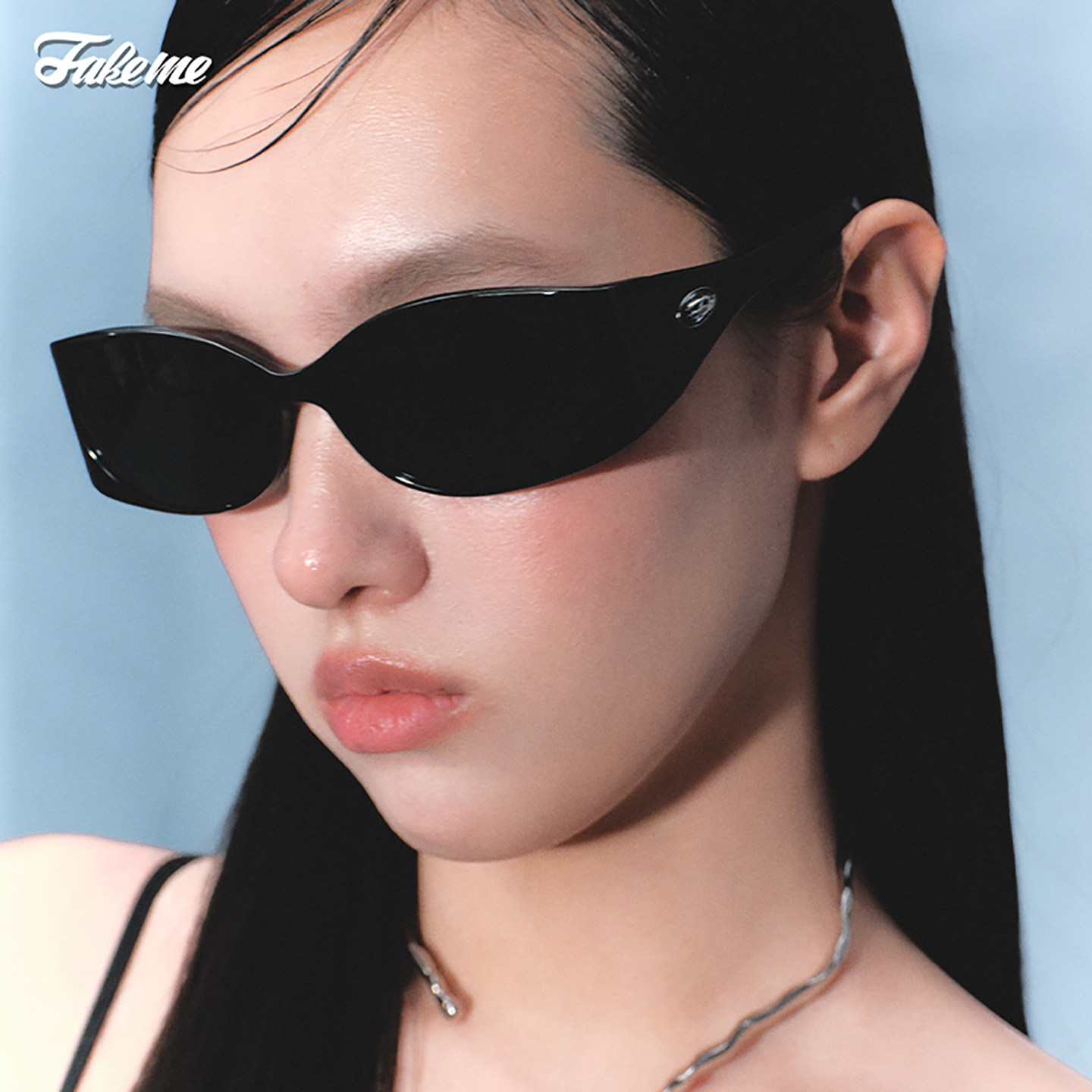 【西娅专属】Fakeme 复古街拍墨镜时尚出游防紫外线太阳镜 depop