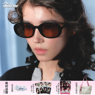 Quinoa 复古圆框 商家自播 Fakeme板材太阳镜防紫外线墨镜法式