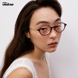 Fakeme明星同款眼镜框黑框超轻板材素颜光学眼镜近视女书呆子Kate
