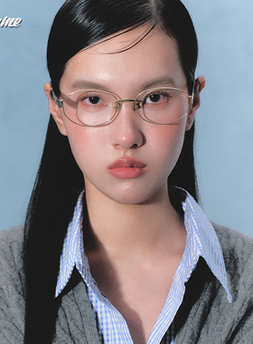 【晁然推荐】Fakeme 轻奢老钱风β钛椭圆框太阳镜光学镜 nocap