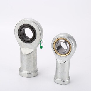 气缸附件鱼眼接头杆端关节轴承配件M10 1.25Q万向头摆动杆杠杆调