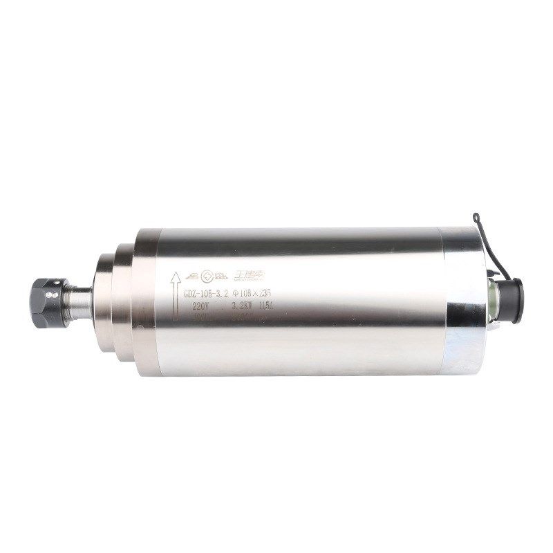 3.2KW雕刻机主轴电机1u05*235水冷木工精雕高速电主轴动力头