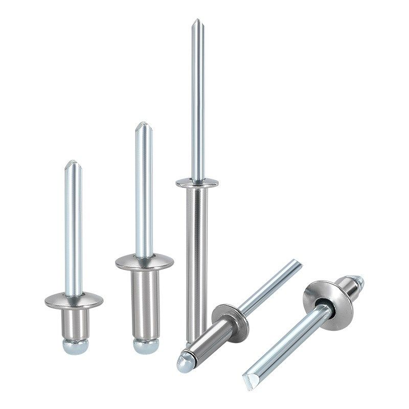 304不锈钢开口型拉钉扁圆头柳钉半圆头铆钉拉铆圆头半钢抽芯铆钉,五金/工具,半圆头铆钉,淘宝优惠券,粉丝福利购,淘宝优惠卷