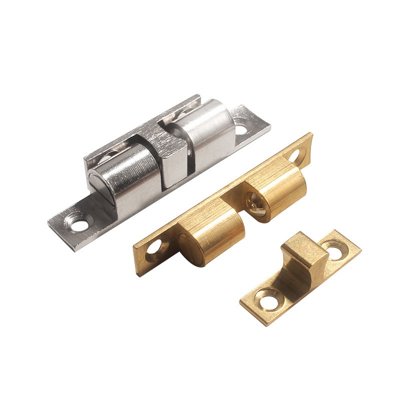 现代简约锁扣门碰珠门r吸厨柜门配件铜碰珠吸合器锁门扣门碰器品