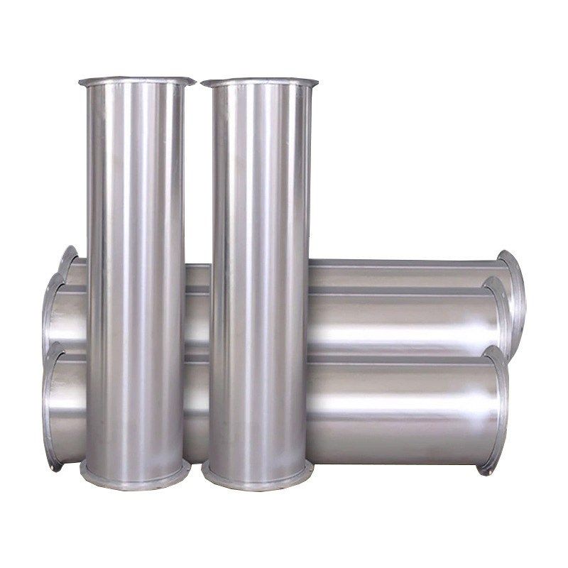 不锈钢焊接风管无缝焊接工业废气排放管道304满焊管镀.锌铁皮圆管