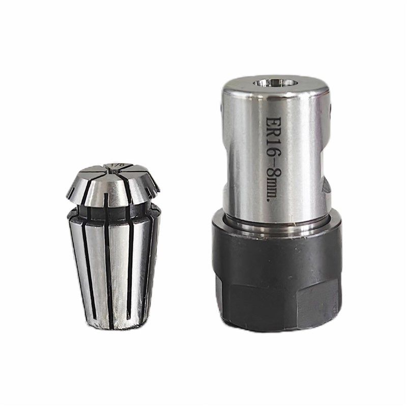 2个套装1个ER16-8mm电机轴v刀杆+1个ER16-1/8弹簧筒夹 雕刻机配件