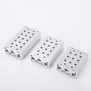 气动3120 SY7120系列电磁阀底座汇流板 512 SY5120 汇流板SY312g0