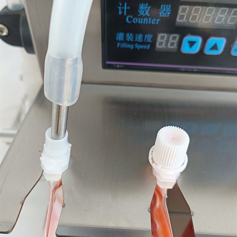 食品级蠕动泵粘稠酸奶稀饭蜂蜜甜面果酱豆浆吸嘴自立袋量灌装机