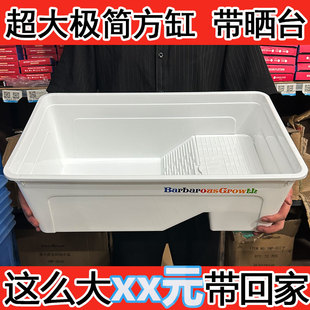 乌龟缸养龟专用懒人别墅造景带晒台生态饲养箱 超大号家用客厅新款