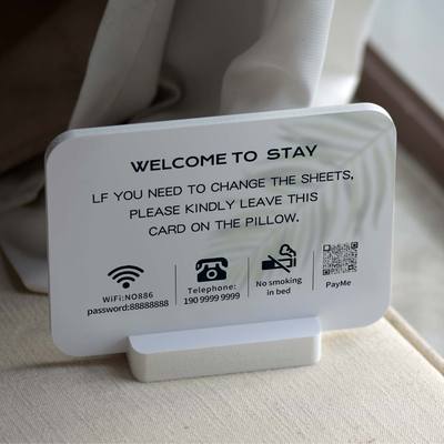 民宿酒店客房标识牌立式