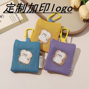 小众时尚 潮款 迷你斜跨挂脖零钱包耳机口红收纳包可爱小包服饰配件