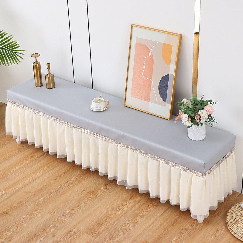 蕾丝防水电视柜罩防尘罩全包不透色电视柜盖布换鞋凳套子简约现代,居家布艺,万能盖巾,淘宝优惠券,粉丝福利购,淘宝优惠卷